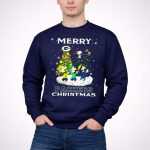 Merry Packers Christmas Featuring Snoopy And Friends 3 Sweatshirt