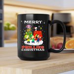 Merry Phillies Christmas Snoopy and Friends by Christmas Tree with Philadelphia Phillies 2 mug.jpg
