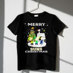 Merry Phoenix Suns Christmas Snoopy Peanuts Winter Scene 1 T Shirt