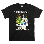 Merry Phoenix Suns Christmas Snoopy Peanuts Winter Scene T Shirt 6