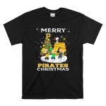Merry Pittsburgh Pirates Christmas with Snoopy and Peanuts Characters T Shirt 6.jpg