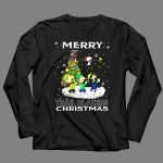 Merry Portland Trail Blazers Christmas Snoopy And Peanuts Characters 4 Long Sleeves