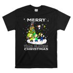 Merry Portland Trail Blazers Christmas Snoopy And Peanuts Characters T Shirt 6