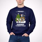 Merry Raiders Christmas Snoopy Peanuts Las Vegas Christmas Tree 3 Sweatshirt