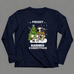 Merry Raiders Christmas Snoopy Peanuts Las Vegas Christmas Tree 6 Long Sleeves