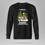 Merry Raiders Christmas Snoopy Peanuts Las Vegas Christmas Tree 9 Sweatshirt