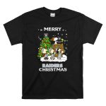 Merry Raiders Christmas Snoopy Peanuts Las Vegas Christmas Tree T Shirt 6