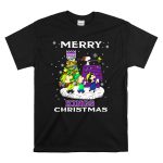 Merry Sacramento Kings Christmas For Snoopy Fans Peanuts Holiday Scene T Shirt 6