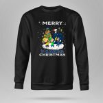 Merry San Diego Padres Christmas Featuring Snoopy and Peanuts Characters 9 Sweatshirt.jpg