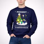Merry Steelers Christmas Snoopy Peanuts Pittsburgh 3 Sweatshirt