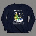 Merry Steelers Christmas Snoopy Peanuts Pittsburgh 6 Long Sleeves