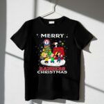 Merry Texas Rangers Christmas With Snoopy And Friends 1 T Shirt 1.jpg