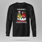 Merry Texas Rangers Christmas With Snoopy And Friends 9 Sweatshirt 1.jpg