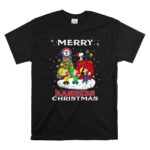 Merry Texas Rangers Christmas With Snoopy And Friends T Shirt 6 1.jpg