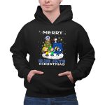 Merry Toronto Blue Jays Christmas Featuring Snoopy and Friends Holiday Scene 2 Hoodie.jpg