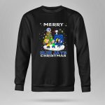 Merry Toronto Blue Jays Christmas Featuring Snoopy and Friends Holiday Scene 9 Sweatshirt.jpg