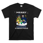 Merry Vancouver Canucks Christmas Snoopy Woodstock Tree T Shirt 6.jpg
