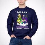 Merry Vikings Christmas With Snoopy And Friends 3 Sweatshirt