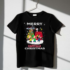 Merry Washington Capitals Christmas Snoopy Peanuts Carolers Holiday Celebration 1 T Shirt.jpg