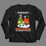 Merry Washington Wizards Christmas Snoopy Fans Christmas Tree Festive Celebration 4 Long Sleeves