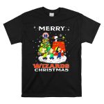 Merry Washington Wizards Christmas Snoopy Fans Christmas Tree Festive Celebration T Shirt 6