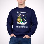 Merry Winnipeg Jets Christmas Featuring Snoopy and Peanuts Holiday Scene 3 Sweatshirt.jpg