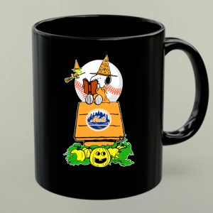 Mets Halloween Snoopy Reading Baseball Pumpkin Patch Theme 1 mug.jpg