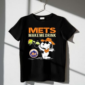 Mets Make Me Drink Snoopy Style For New York Mets Fans Shirt