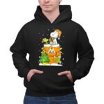 Miami Marlins Snoopy Christmas Holiday Scene with Gifts and Tree 2 Hoodie.jpg