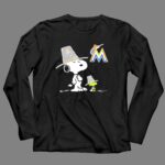 Miami Marlins Snoopy Woodstock Pilgrim Hats 4 Long Sleeves.jpg
