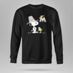 Miami Marlins Snoopy Woodstock Pilgrim Hats 9 Sweatshirt.jpg