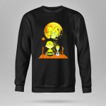 Michigan Wolverines Halloween Moon Charlie Snoopy Pumpkin Moonlit Shadows 9 Sweatshirt.jpg