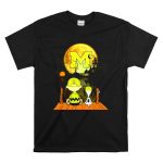 Michigan Wolverines Halloween Moon Charlie Snoopy Pumpkin Moonlit Shadows T Shirt 6.jpg