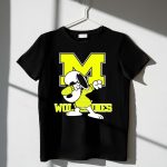 Michigan Wolverines Snoopy Dab with Block M 1 T Shirt.jpg