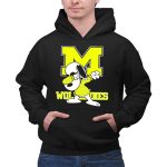 Michigan Wolverines Snoopy Dab with Block M 2 Hoodie.jpg