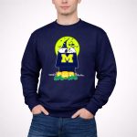 Michigan Wolverines Snoopy Halloween Full Moon Pumpkins 3 Sweatshirt.jpg