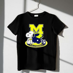 Michigan Wolverines Snoopy M Helmet 1 T Shirt.jpg