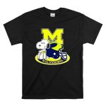 Michigan Wolverines Snoopy M Helmet T Shirt 6.jpg