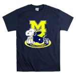 Michigan Wolverines Snoopy M Helmet T Shirt 7.jpg