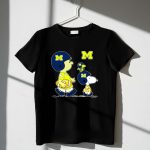 Michigan Wolverines Snoopy Woodstock Football Fan Team Spirit Peanuts Style 1 T Shirt.jpg