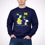 Michigan Wolverines Snoopy Woodstock Football Fan Team Spirit Peanuts Style 3 Sweatshirt.jpg
