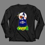 Milwaukee Brewers Halloween Snoopy Witch Baseball Pumpkin Scene 4 Long Sleeves 2.jpg