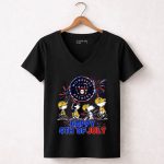 Milwaukee Brewers Snoopy Charlie Brown Happy 4th Of July 7 Womens V Neck 2.jpg