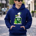 Milwaukee Bucks Christmas Snoopy And Woodstock Holiday Scene 8 Hoodie
