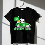 Milwaukee Bucks Snoopy Driving Car with Basketball and Team Flag 1 T Shirt