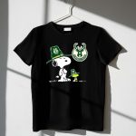 Milwaukee Bucks Snoopy Woodstock Pilgrim Hats 1 T Shirt