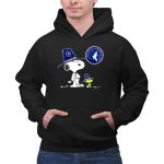Minnesota Timberwolves Snoopy and Woodstock Pilgrim Hat Basketball 2 Hoodie