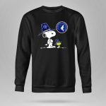 Minnesota Timberwolves Snoopy and Woodstock Pilgrim Hat Basketball 9 Hoodie