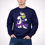 Minnesota Vikings Snoopy Dabbing Peanuts Football Fandom 3 Sweatshirt