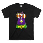 Minnesota Vikings Snoopy Halloween Witch Peanut Characters Pumpkin T Shirt 6